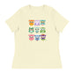 Women's Relaxed Soft & Smooth Premium Quality T-Shirt Baby Owls Design by IOBI Original Apparel