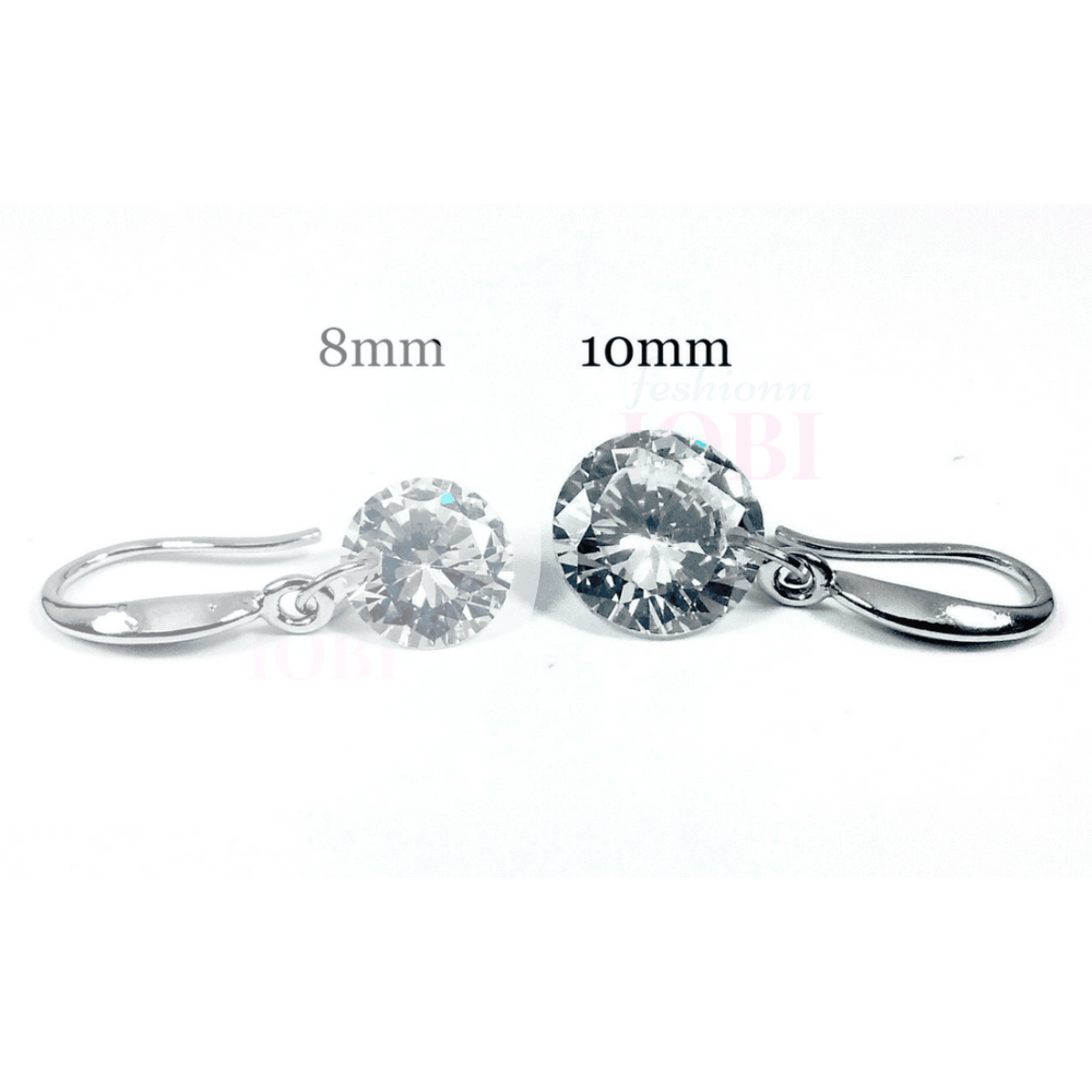 18K Naked IOBI Crystals Drill Sparkly Earrings – Bridal Collection: Choose Your Radiance