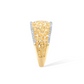 Stunning 14K Solid Yellow Gold with 52 Natural Diamonds Ring Band for Women