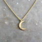 Personalized Crescent Moon Name Necklace – Custom Sterling Silver Pendant, Celestial Jewelry Gift for Her, Perfect for Birthdays or Holidays