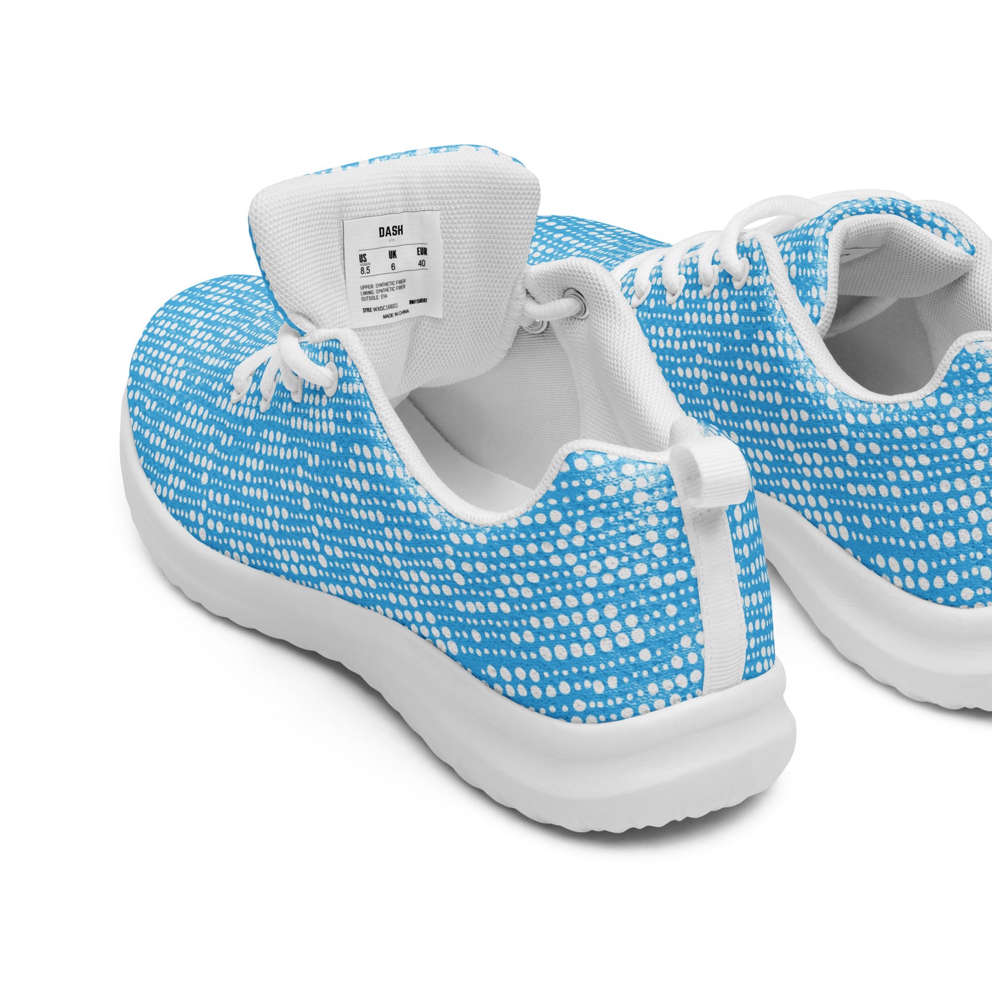 DASH Code Blue Men’s Athletic Shoes Lightweight Breathable Design by IOBI Original Apparel