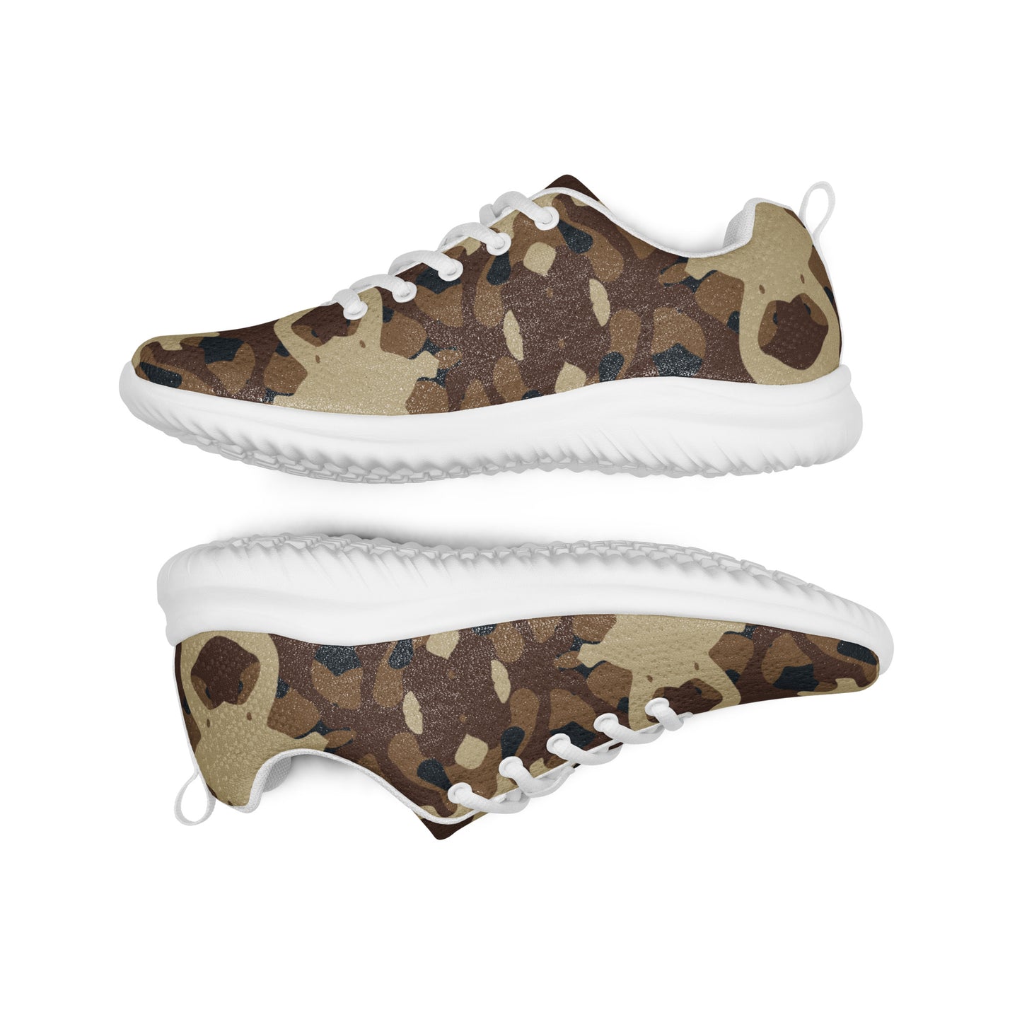 DASH Camouflage Land Men’s Athletic Shoes Lightweight Breathable Design by IOBI Original Apparel