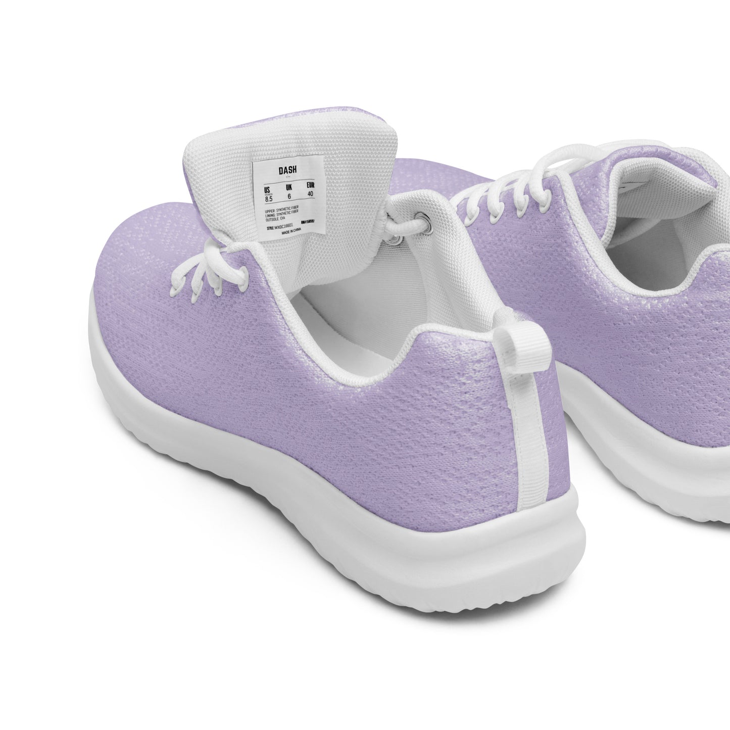 DASH Lavender Women’s Athletic Shoes Lightweight Breathable Design by IOBI Original Apparel