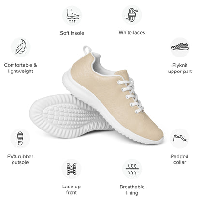 DASH Nude Color Women’s Athletic Shoes Lightweight Breathable Design by IOBI Original Apparel