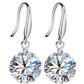 Exotic Ice Naked IOBI Crystals Silver Drill Earrings - 10mm for Woman