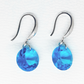 Exotic Seas Naked IOBI Crystals Silver Drill Earrings - 10mm for Woman
