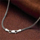 Fine Foxtail Link Sterling Silver Chain Necklace 20-24 inches for Men