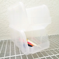 Modern Plastic Stackable Storage Bin Clear Color for Home, Garage or Office, Craft Supplies