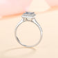 925 Sterling Silver 1Ct Solitaire Moissanite Ring
