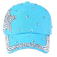 Be Dazzling Silver Studded Baseball Hat