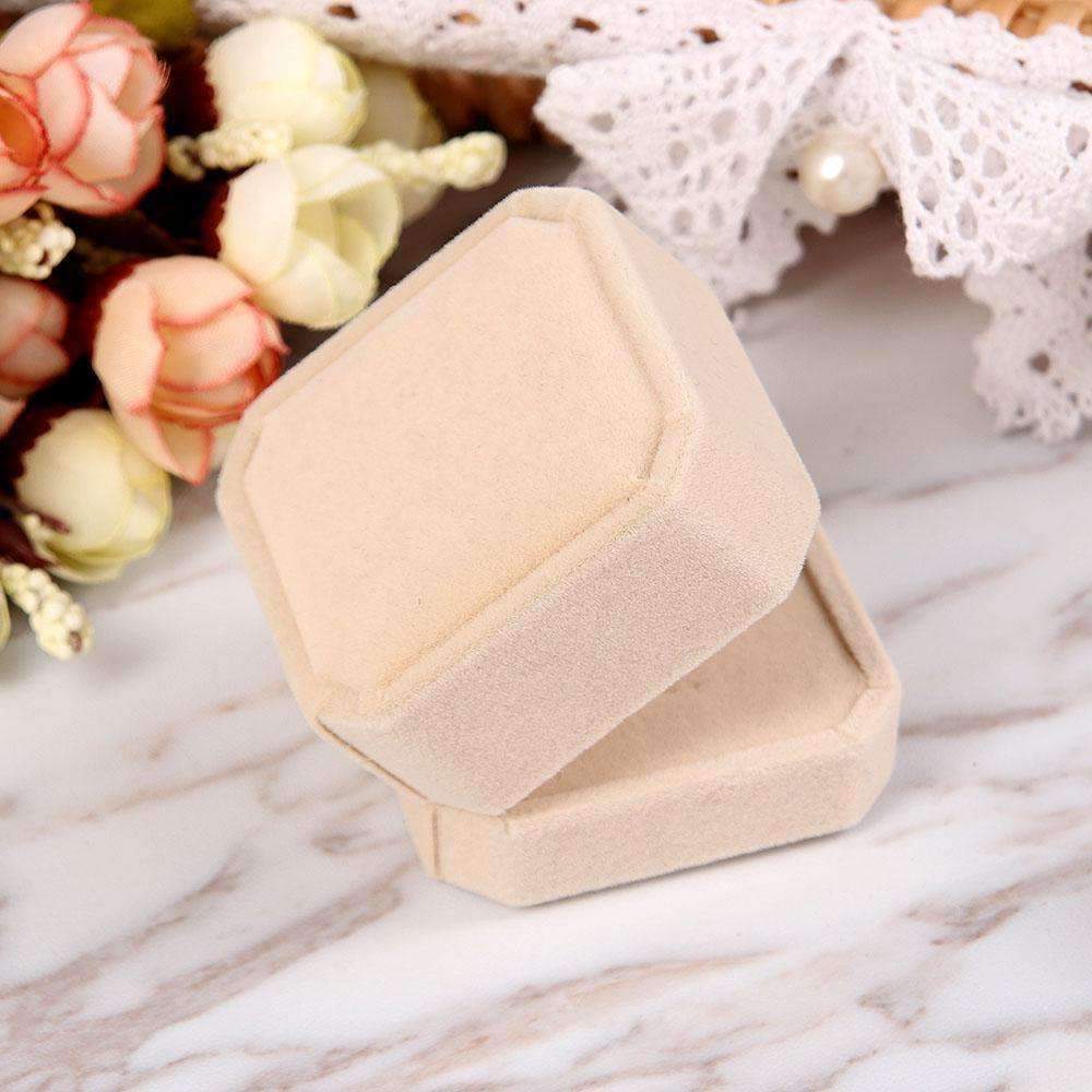 Luxurious Velvet Ring Box in Five Colors - Jewelry Gift Box