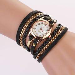 Night Time Leather Wrap Watch