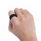 Black Silicone Band Ring for Men or Women