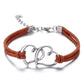 Sweet Hearts Suede Friendship Bracelet in Eight Colors for Woman or Teen