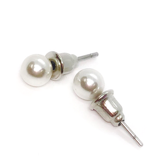 Pearl Dots Tiny Elegant Stud Earrings for Woman