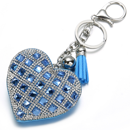 Keys To The Kingdom Heart Purse Charm Keychain