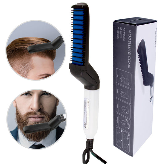 Hair and Beard Straightener Multifunctional Comb Brush for Man