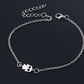 Shining Silver Hamsa Bracelet