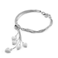 Heart Strings Multi Strand Silver Tassel Bracelet For Woman