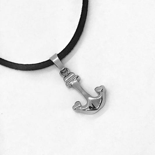 Heart Anchor Stainless Steel Pendant Necklace