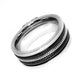 Cables Men's CZ & Stainless Steel Band