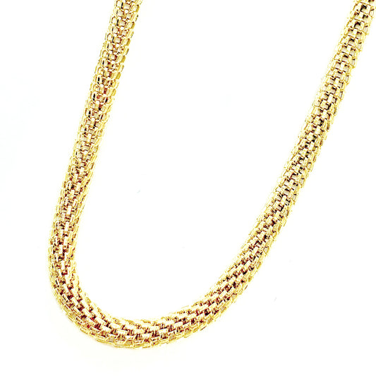 feshionn-iobi-18-inch-18k-gold-plated-hollow-mesh-stainless-steel-chain