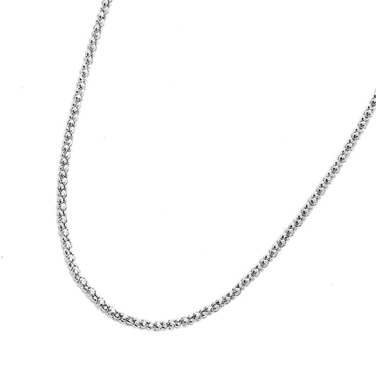 ON SALE - 20 inch Stainless Steel Popcorn Link Chain