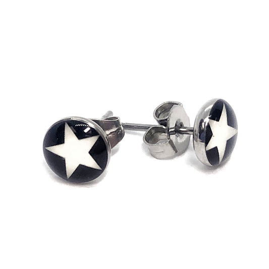 White Star Stainless Steel Studs