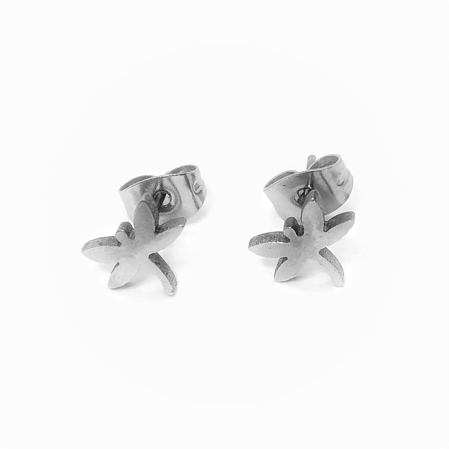 Tiny Dragonfly Stainless Steel Studs