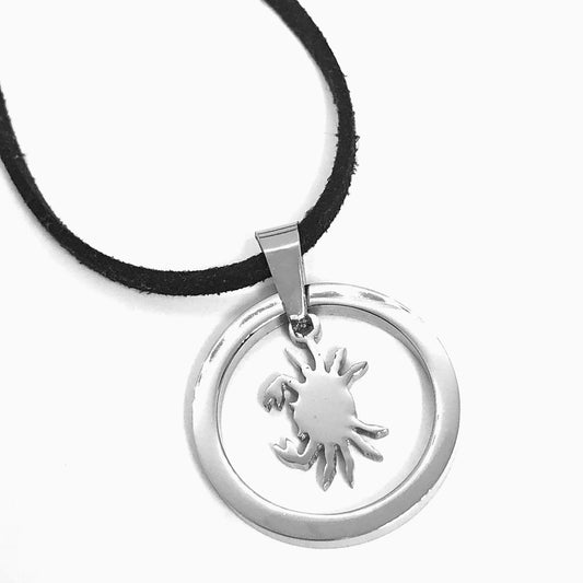 Dangling Crab Stainless Steel Pendant
