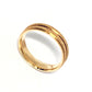 Sandblasted  Gold Tone Stainless Steel Band