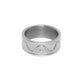 Wavy Line Stainless Steel Ring