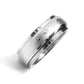 Polished Silver Design Stainless Steel Spinner Ring