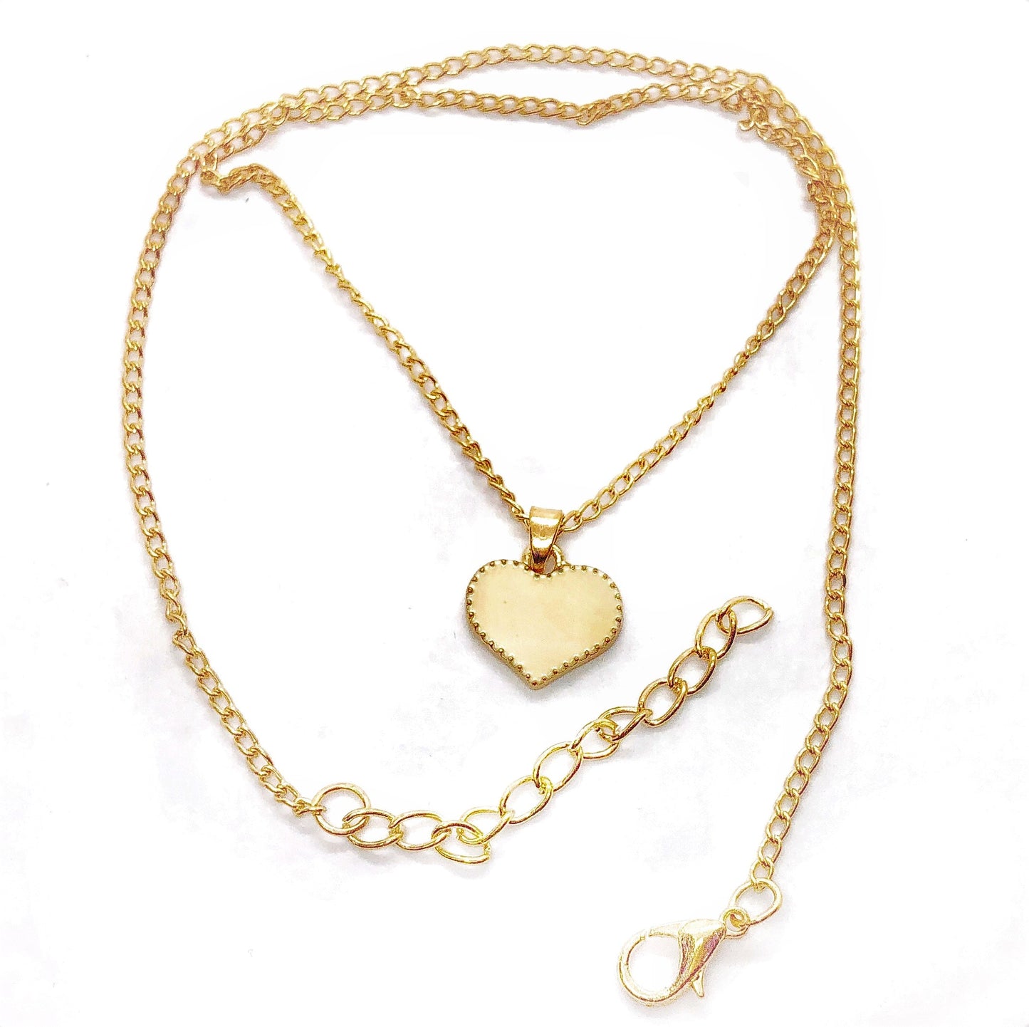 Enamel Petite Heart Gold plated Necklace