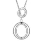 O Yes Silver Necklace & Earrings Set for Women Special Occasion Everyday Wear
