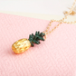 Golden Pineapple Pendant Necklace for Women Any Occasion
