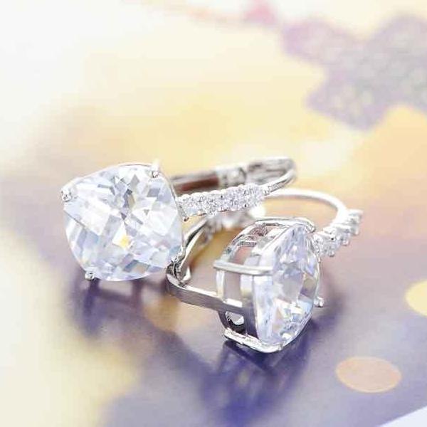 Pure - IOBI Crystals Royal Diamond Drop Earrings