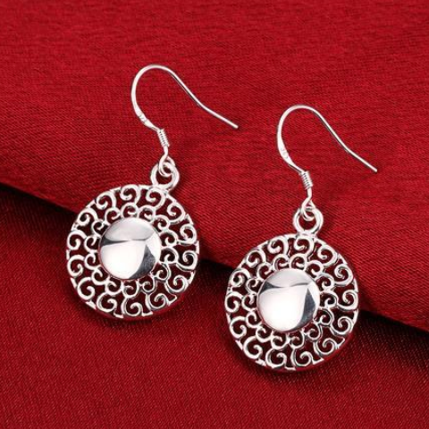 Soleil Silver Drop Earrings for women