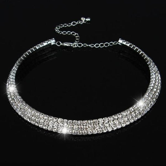 Diamond Crystal Rhinestone Collar