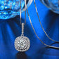 Halcyon Austrian Crystal Double Halo Gold plated Necklace