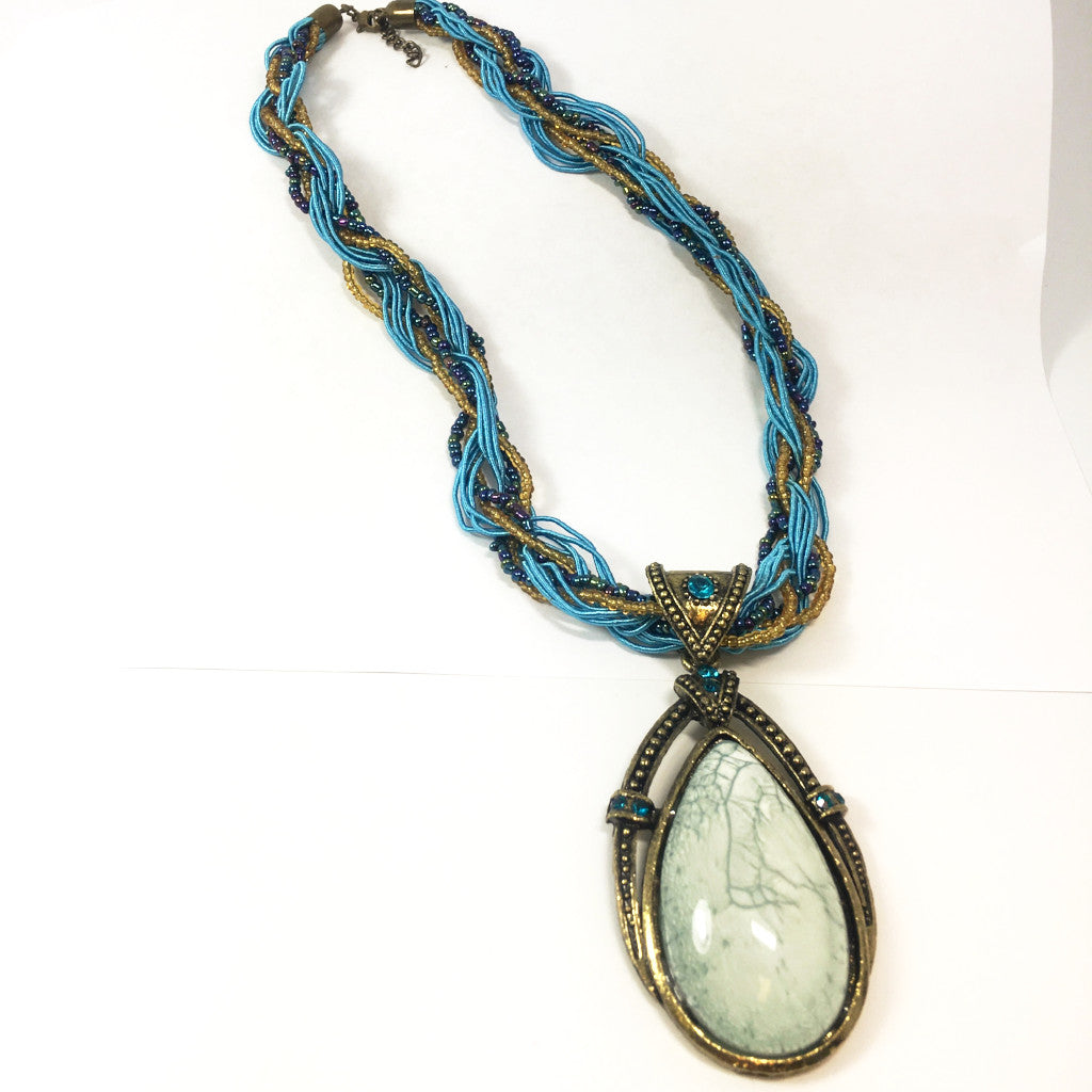 Standout Turkish Stone Statement Necklace for Women