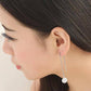 Naked IOBI Crystals Thread Drill Earrings for Women by Feshionn IOBI