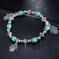 Multi-Layer Turquoise Hamsa Stretch Bracelet