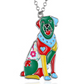 Calico Critters Enamel Animal Necklace With 16 Inch Chain for Woman
