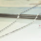 18 inch White Gold Plated Singapore Chain 1.5mm Adjustable to 20 Inch Necklace for Women Everyday Wear
