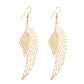 Dangling Wings Earrings in Gold or Silver