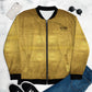 Women Bomber Jacket With Pockets Zipper Premium Quality Space Gold Exploration Design by IOBI Original Apparel