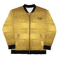 Women Bomber Jacket With Pockets Zipper Premium Quality Space Gold Exploration Design by IOBI Original Apparel