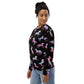 Women Sweatshirt Premium Quality Your Favorite All Over Print Hand-Sewn Horse Lover Design by IOBI Original Apparel