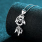 925 Sterling Silver Koi Pendant Necklace